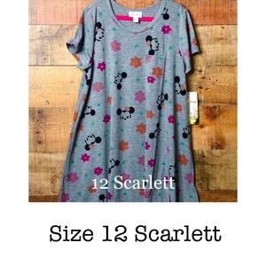 LuLaRoe Disney Scarlett Dress size 12 BNWT